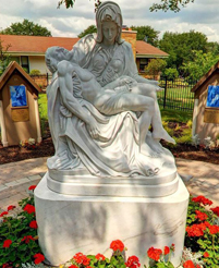 Marble Pieta Statue